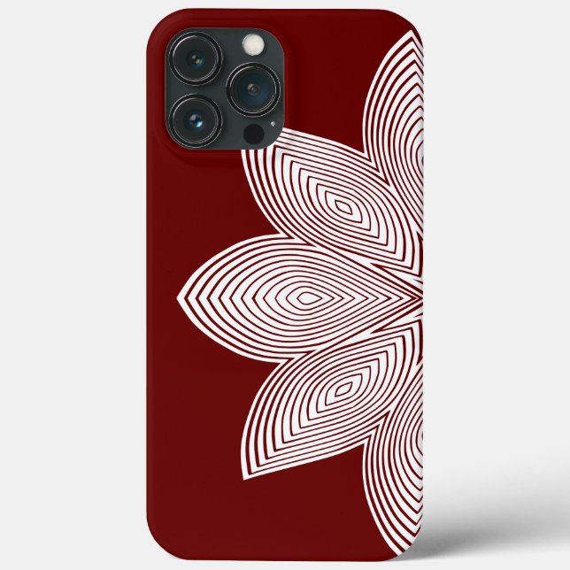 Flor de Lotus Preto e Branco (Verso)