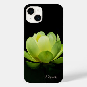 Flor de Lótus Verde Preta