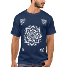 Flor de Mandala Ousada - Camiseta