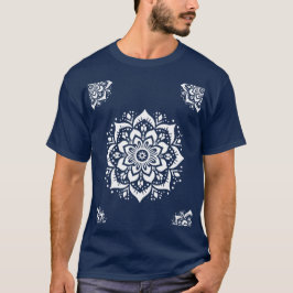 Flor de Mandala Ousada - Camiseta