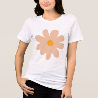 Flor de Margarida Pastel Minimal – Estética Retro