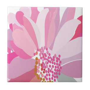 Flor de margarida rosa