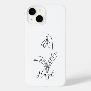 Flor de Nascimento Personalizado do Baixo Neve de