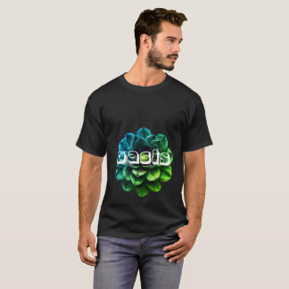 Flor de oásis de camiseta