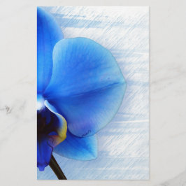Flor de Orquídea Azul Amor Paz Destino Presente