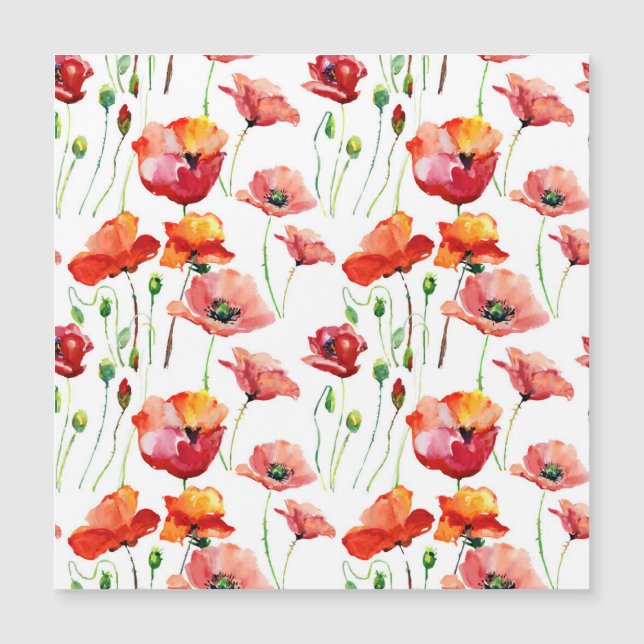 Flor De Papoila: Simples Fundo Sem Olhos. (Frente)