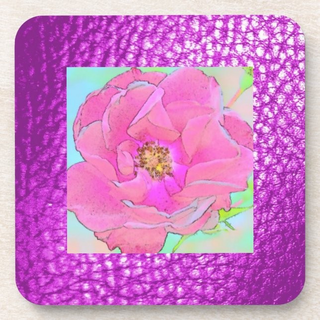 Flor de Pastel - Porta copos 2 (Frente)