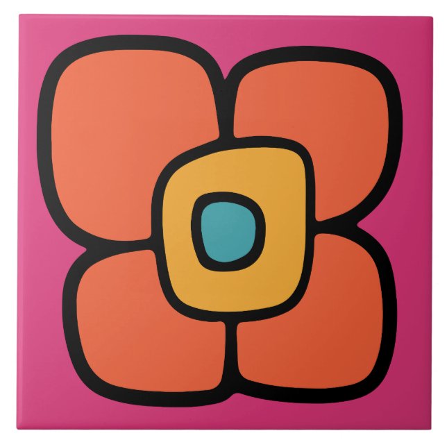 Flor de Primavera Retro (Frente)