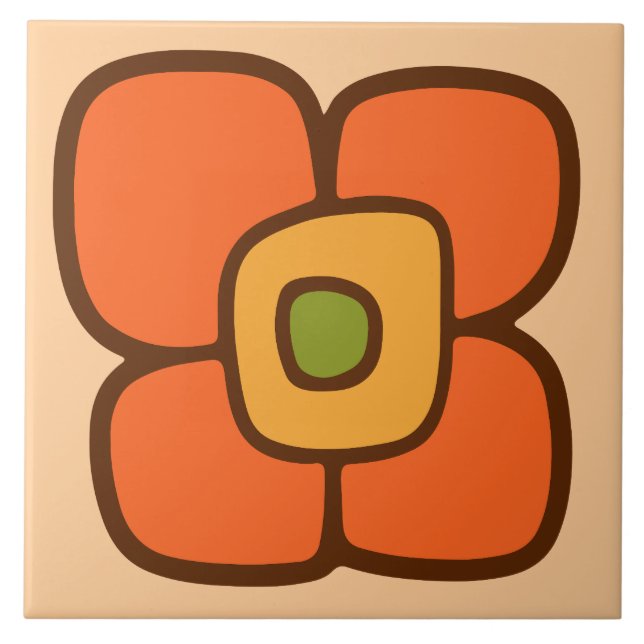 Flor de Primavera Retro (Frente)