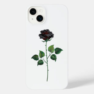 Flor de rosa preta