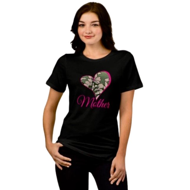 Flor de Rosa Verde (Treat Mom in style—this comfy women’s tee makes the perfect heartfelt Mother’s Day gift)