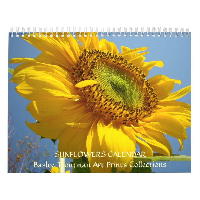 Flor de Sun do calendário dos girassóis do (Capa)