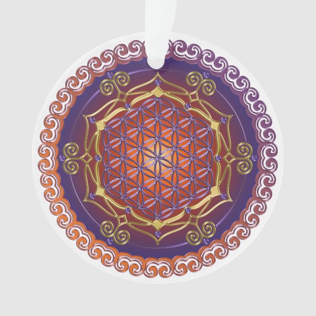 Flor de Vida / Blume des Lebens - Ornamento I (Frente)
