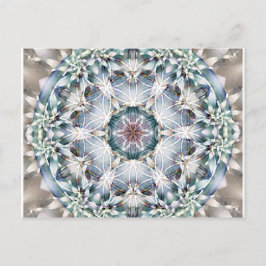Flor de vida Mandala 1 Cartões