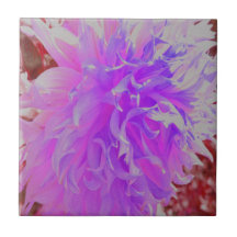 Flor Decorativa Ultra-Violeta Elegante Dahlia