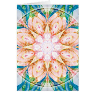 Flor do cartão da mandala 11 da vida