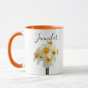 Flor do mês de nascimento - caneca personalizada d