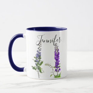 Flor do mês de nascimento - caneca personalizada d