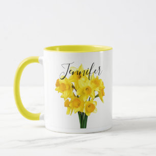 Flor do mês de nascimento - caneca personalizada d