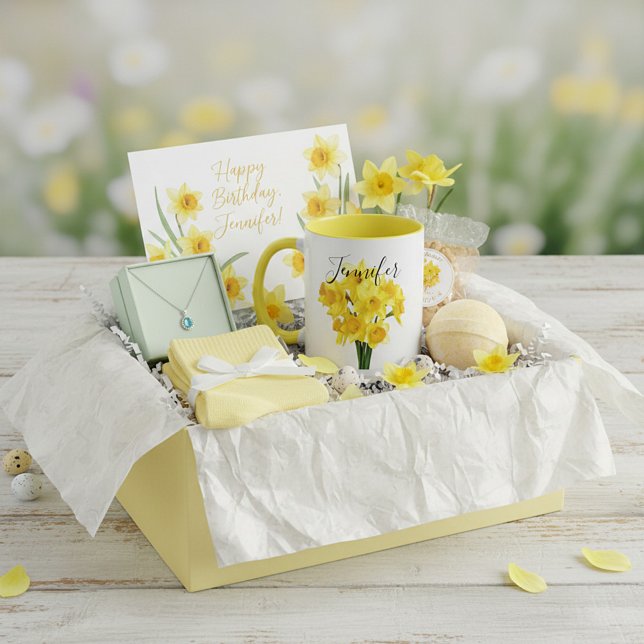 Flor do mês de nascimento - caneca personalizada d (Criador carregado)