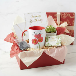 Flor do mês de nascimento - caneca personalizada d