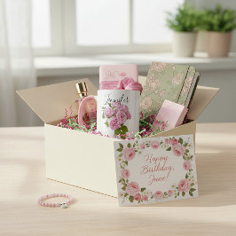 Flor do mês de nascimento - caneca personalizada d