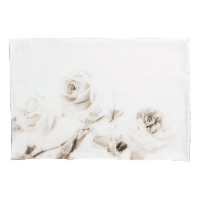 Flor do rosa branco do vintage (Frente)