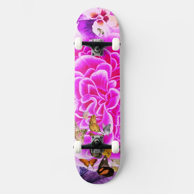 FLOR E BORRACHA DE PINCO DE SKATEBOARD (Frente)