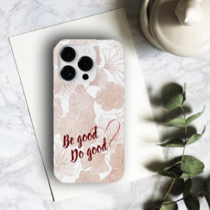 Flor e Capas de iphone de amor Seja bom seja bom t