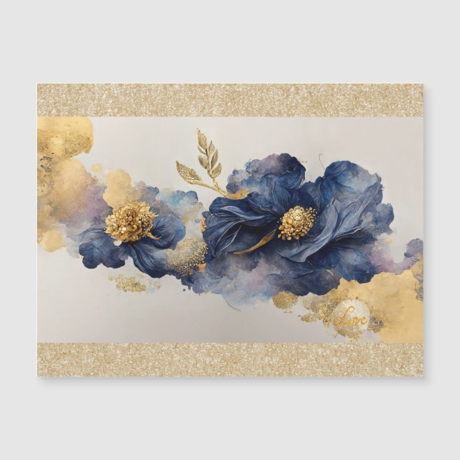Flor Elegante do ouro (Frente)