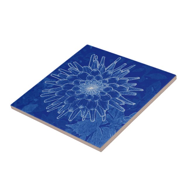 flor em azul (Lateral)