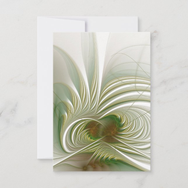Flor fantasia fractal suave e ternura (Frente)