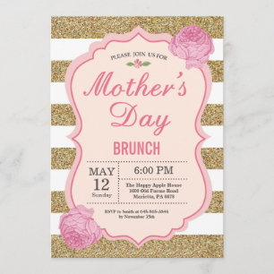 Flor floral do rosa do convite da refeição matin