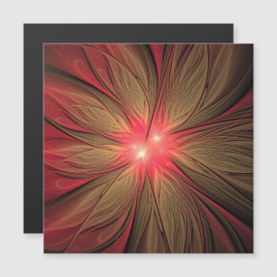 Flor fractal de fanfarrão vermelho