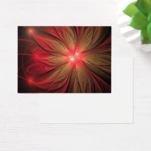 Flor fractal de fanfarrão vermelho