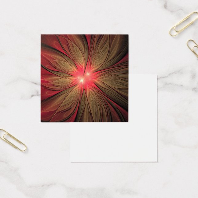 Flor fractal de fanfarrão vermelho (Escritótio)