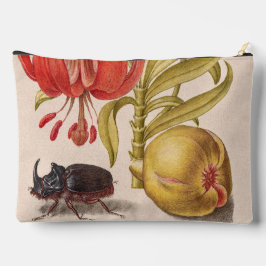Flor, Fruta e Besouro Rinoceronte de Pomegranato