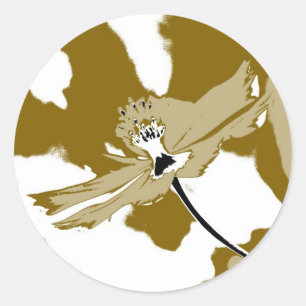 Flor isolada - Adesivos de arte