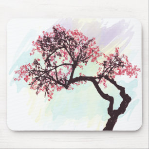 Flor japonesa Mousepad da árvore de cereja