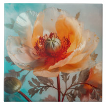 Flor Laranja Delicada