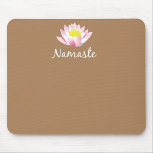 Flor Mousepad de Namaste Lotus