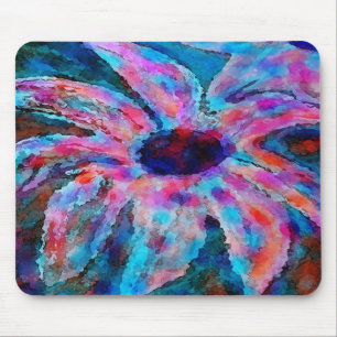Flor Mousepad do algodão doce