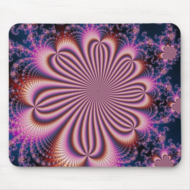 Flor - Mousepad Fractal (Frente)