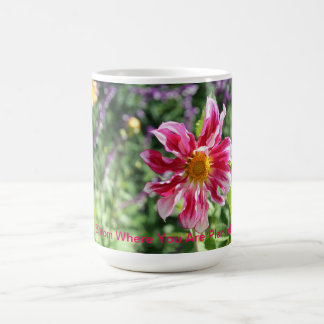 Flor onde você é caneca plantada
