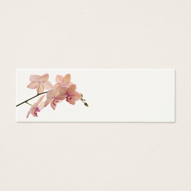 Flor Orquídeo Dendrobiano Rosa - Modelo de Orquíde (Frente)