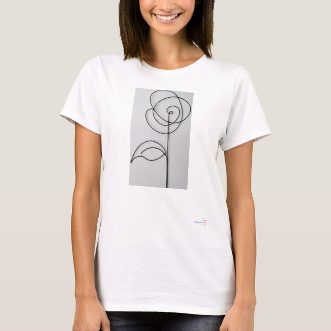 Flor, Pedra, Deixa Camiseta (Frente)