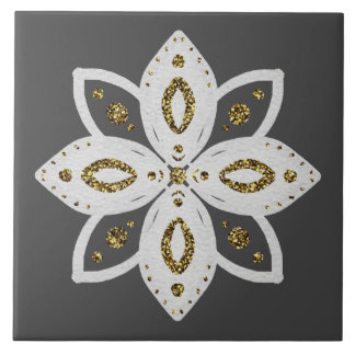 flor popular 1 cinza e branco