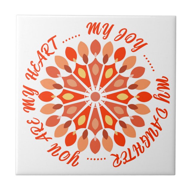 FLOR PRESENTE MODERNO DA MÃE PAI IRMÃ FILHO CHEFE (Frente)