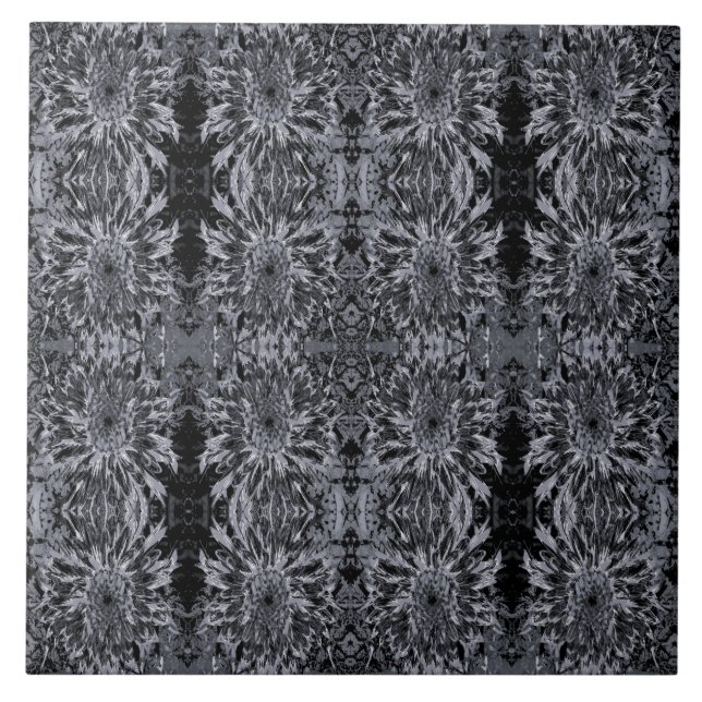 Flor Preto e Cinza (Frente)