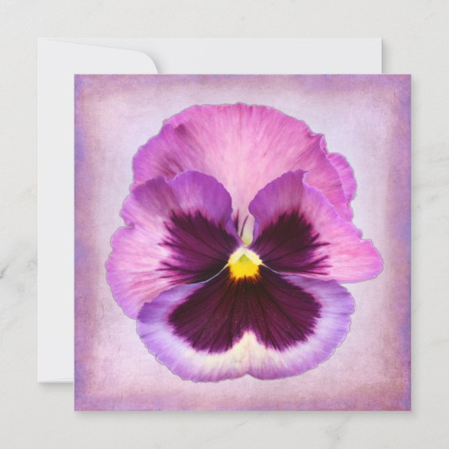 Flor Púrpura Rosa (Frente)